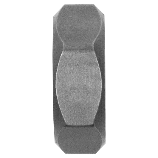 IRWIN 9737 steel replacement jaw for vise, gray metal finish, product photo, front angle on white background.