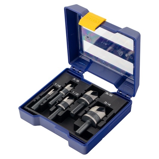 82 Deg Black Oxide Countersink Drill Bit Set (5 pc.)