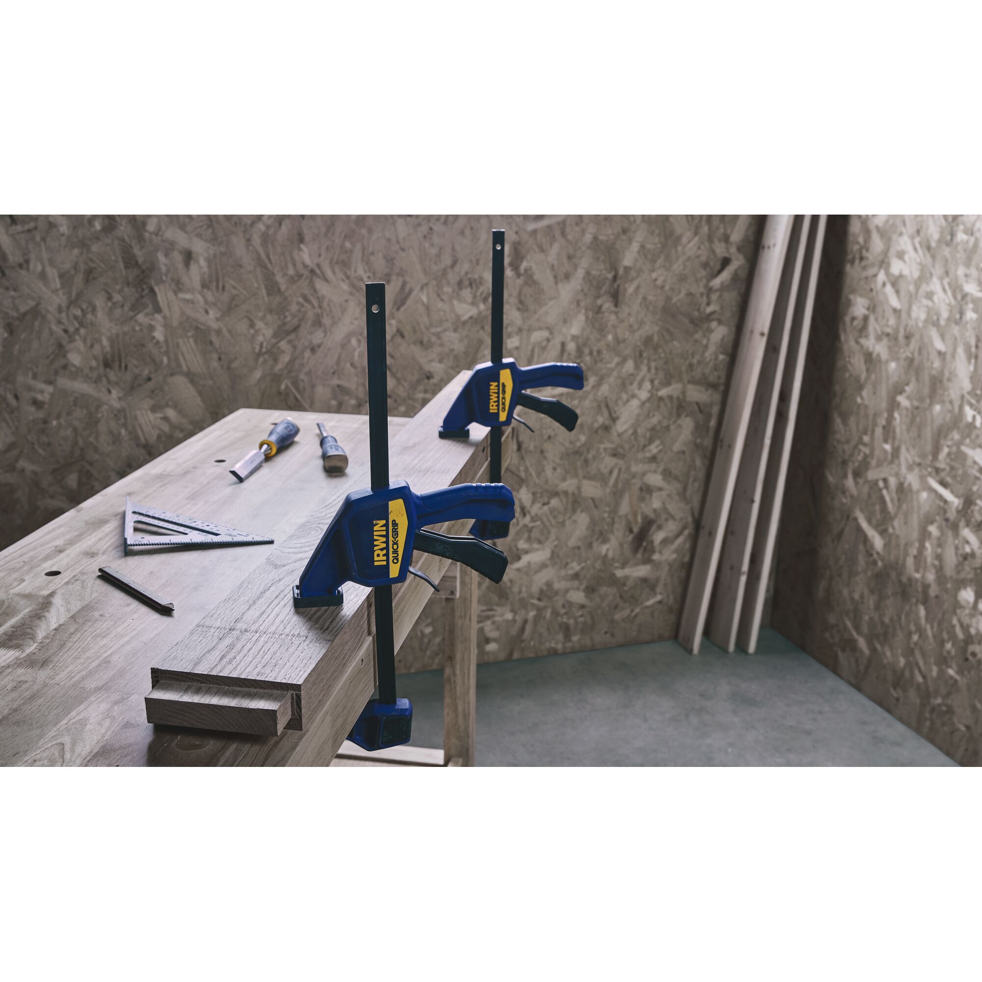 QUICK-GRIP® Medium-Duty One-Handed Bar Clamps | IRWIN