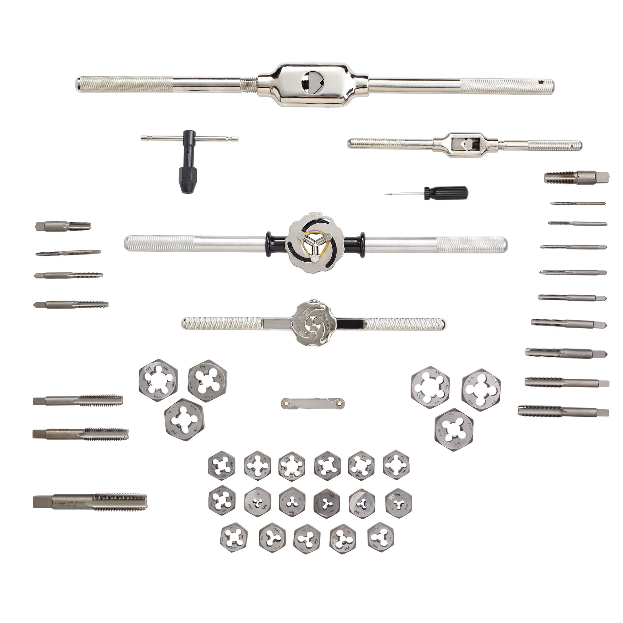 53-pc Machine Screw / Fractional Tap & Hex Die Set | IRWIN