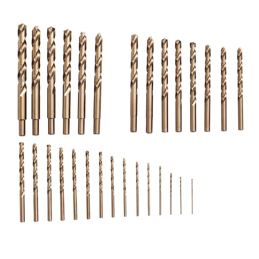 29PC DRILL BIT INDUST SET CASE COBALT