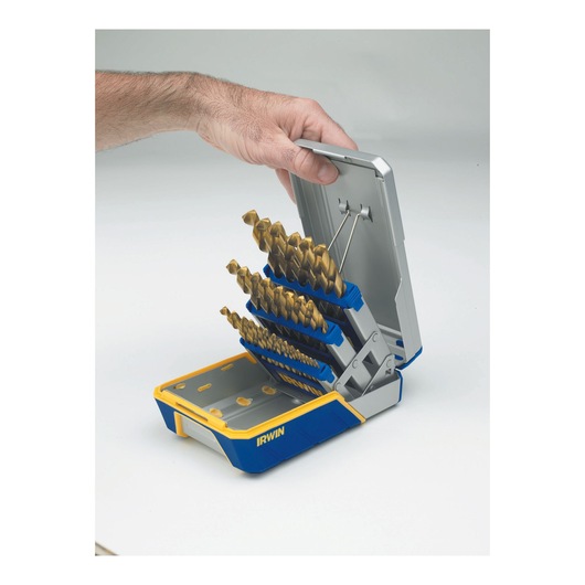 29PC DRILL BIT INDUST SET CASE TIN COAT