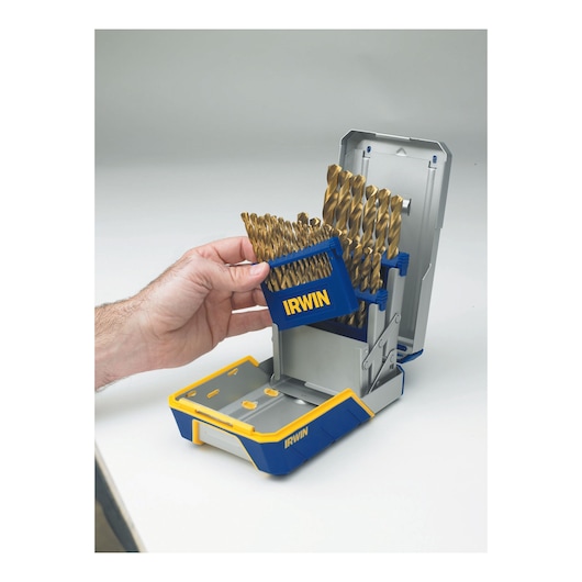 29PC DRILL BIT INDUST SET CASE TIN COAT