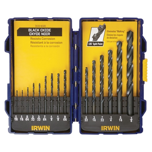DRL BIT 15PC BLACK OXIDE SET
