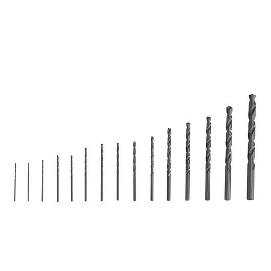 DRL BIT 15PC BLACK OXIDE SET