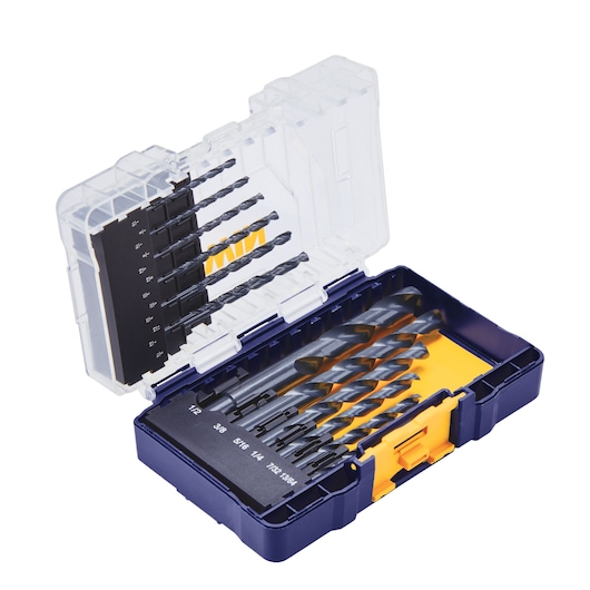 DRL BIT 18PC BLACK OXIDE SET