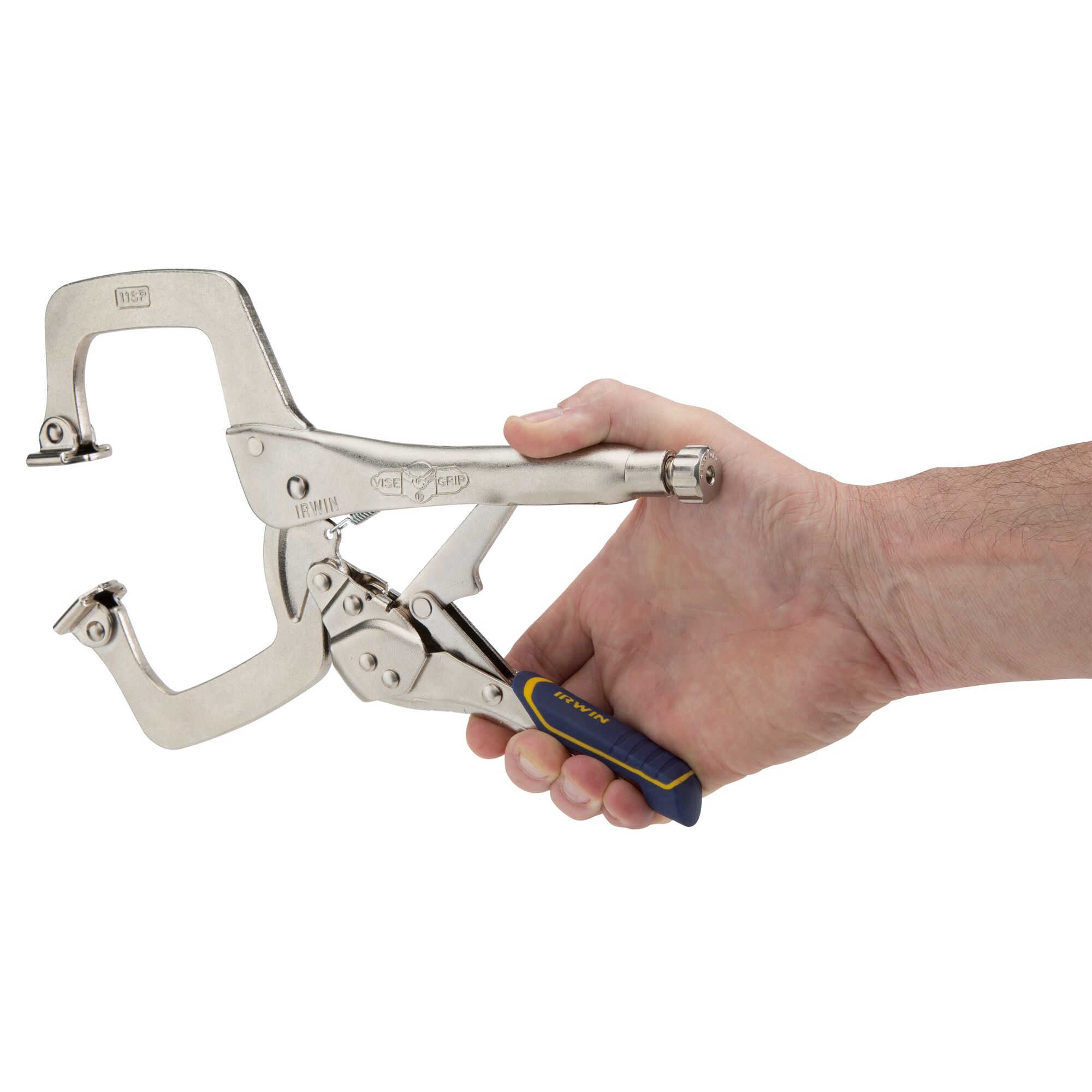 New Fast Release™ Locking Clamp With Swivel Pads | IRWIN