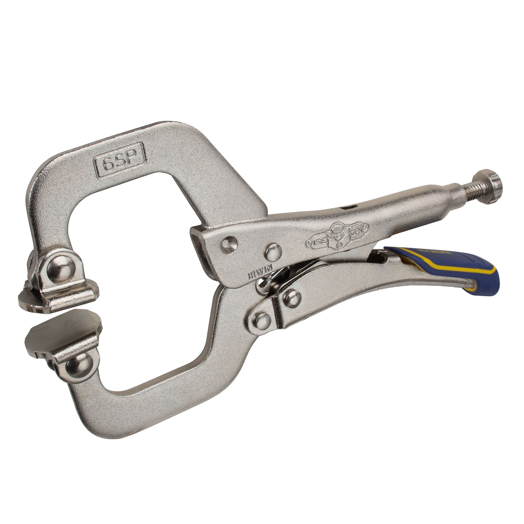 VISE-GRIP® Fast Release 6SP Locking C-Clamp With Swivel Pads | IRWIN