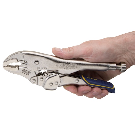 New Fast Release™ Curved Jaw Locking Pliers with Wire Cutter