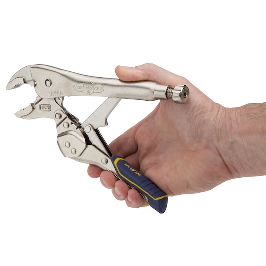 New Fast Release™ Curved Jaw Locking Pliers with Wire Cutter