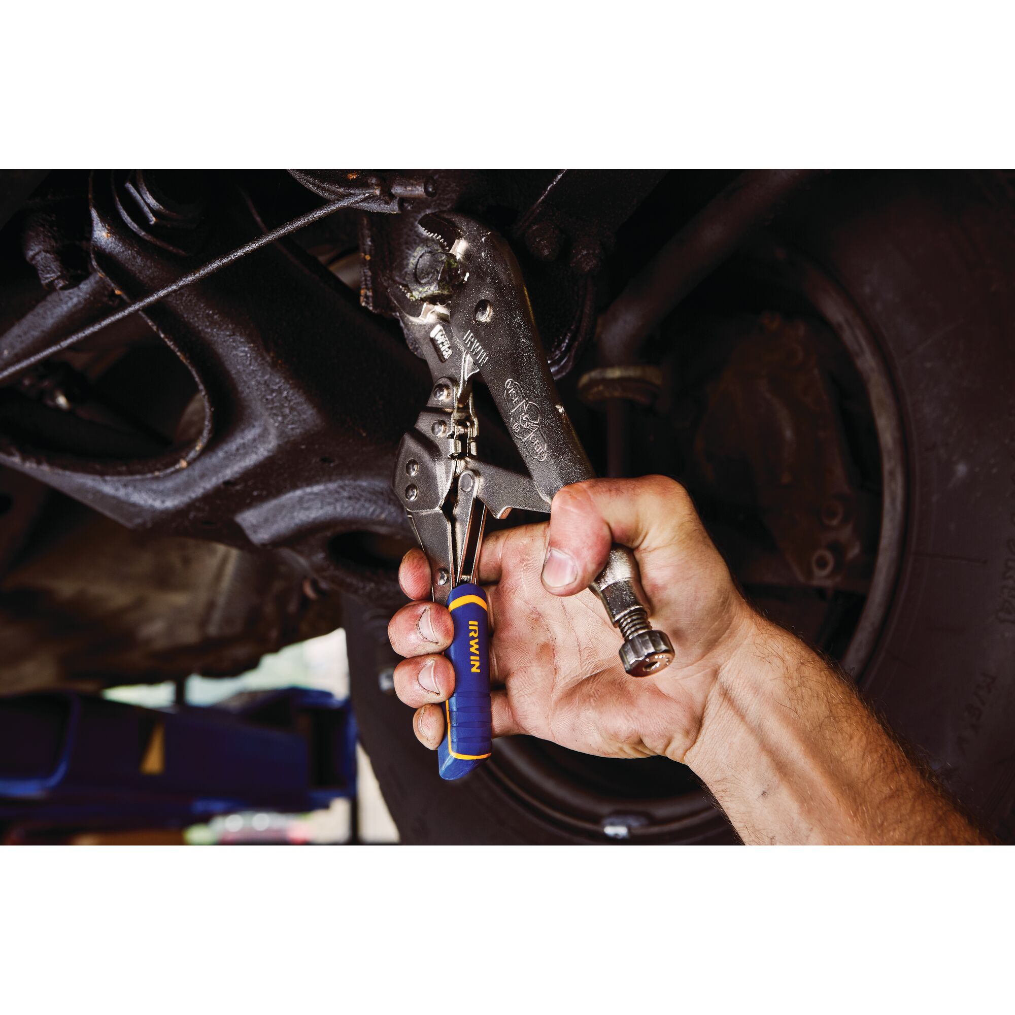 New Fast Release™ Curved Jaw Locking Pliers with Wire Cutter | IRWIN