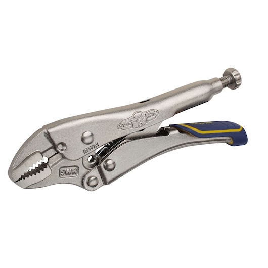 VISE-GRIP® Fast Release™ 5WR Curved Jaw Locking Pliers with Wire Cutter 5"