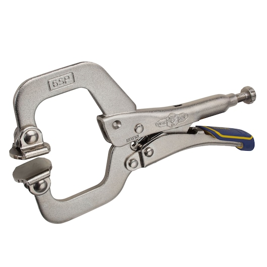VISE-GRIP® Fast Release 6SP Locking C-Clamp With Swivel Pads