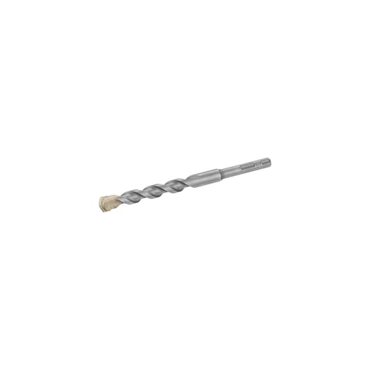 IRWIN IW2039105 silver SDS masonry drill bit side angle on white background.