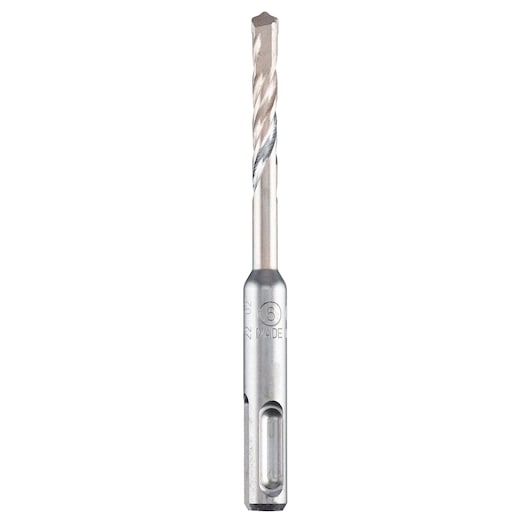IRWIN IW2039117 masonry drill bit with silver finish, straight-on angle, for rotary hammer drills.