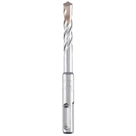 Photo of IRWIN IW2039118 masonry drill bit with carbide tip, silver finish, front angle on white background.