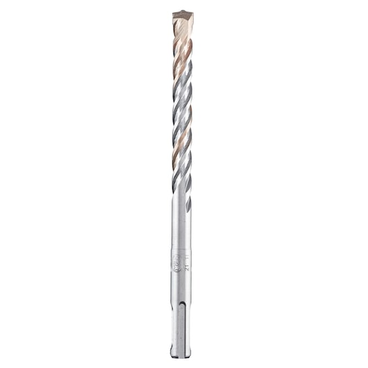 Photo of IRWIN IW2039121 silver masonry drill bit with SDS shank, shown upright on white background.