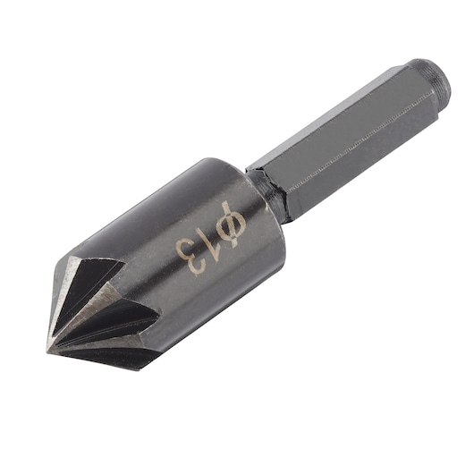 IRWIN IW3035117 metal countersink drill bit, black finish, side angle, white background.
