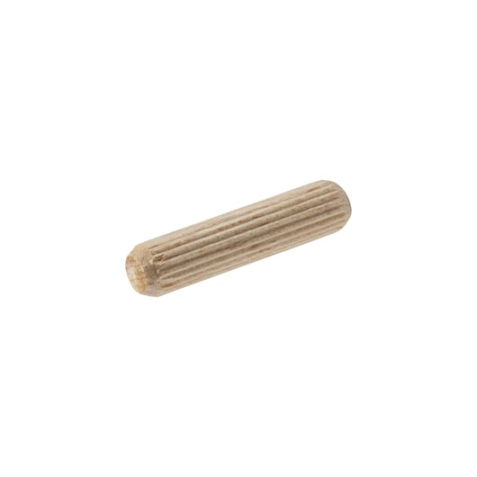 IRWIN IW9094104 wooden dowel, cylindrical, light brown, side angle on white background.