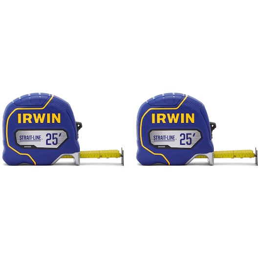 IRWIN® STRAIT-LINE® Tape Measure Straight on Beauty with 3 in. of Tape Blade Out