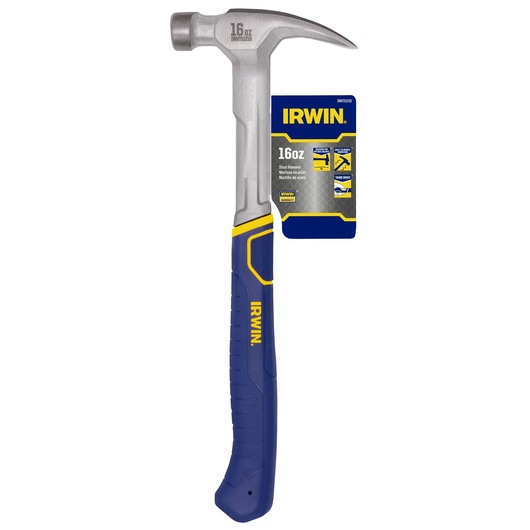 IRWIN (R) 16 oz. Steel Hammer in Packaging IRWIN (R) 16 oz. Steel Hammer in Packaging
