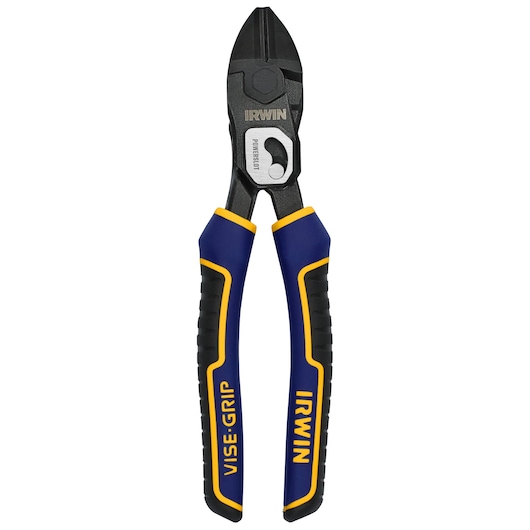 Irwin IWHT84001 PowerSlot™ High Leverage Diagonal Pliers front view.